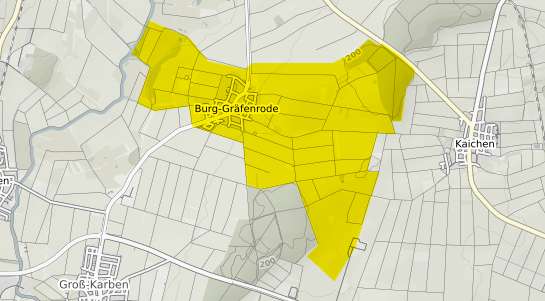 Immobilienpreisekarte Karben Burg Gr&auml;fenrode